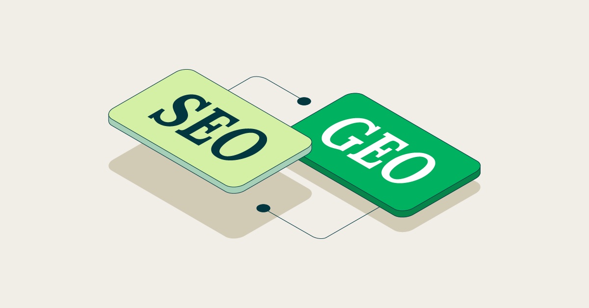 SEO and GEO cards illustration — free SEO and GEO Mastery masterclass by Careers Ninza